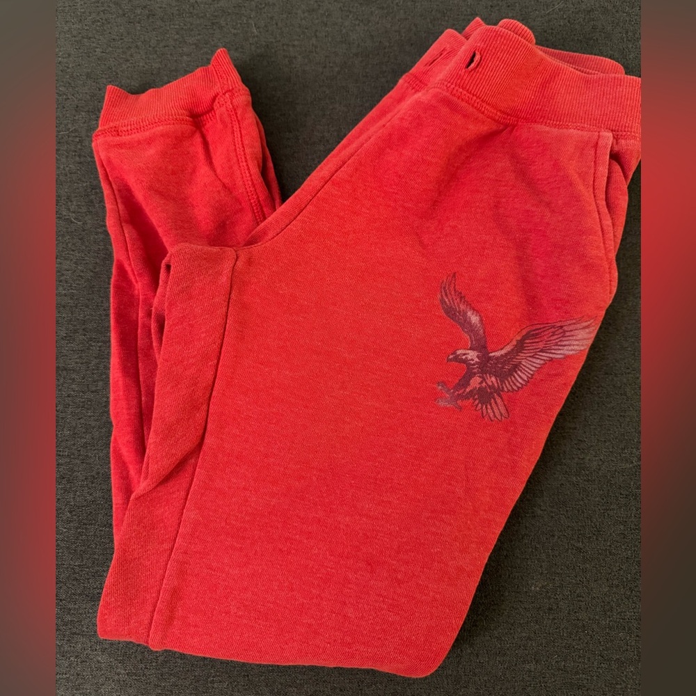 American Eagle Outfitters Red Sweatpants